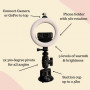 Suction Cup Ring Light - 6 inch LED with Phone Holder & Camera Equipment Tool. Great for Selfie, TikTokers Youtubers & Conten
