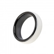 Riversmerge RFID White Ceramics Smart Finger rewrite Ring T5577 Chip 125KHZ Wear for Men or Women  White Blank Ring 10  