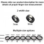 COLMO Tesla Smart Ring Tesla Key Ring Accessories Key Card Model Y Key Fob Replacement Ceramic RFID Smart Ring for Man and Wo