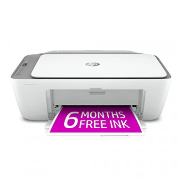 HP DeskJet 2755e Wireless Color All-in-One Printer with bonus 6 months Instant Ink  26K67A 