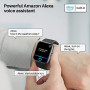 TOZO S2 44mm Smart Watch Alexa Built-in Fitness Tracker with Heart Rate and Blood Oxygen Monitor,Sleep Monitor 5ATM Waterproo