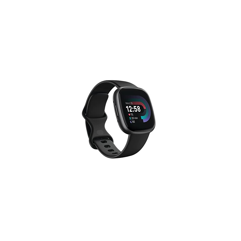 Fitbit Versa 4 Fitness Smartwatch with Daily Readiness, GPS, 24/7 Heart Rate, 40+ Exercise Modes, Sleep Tracking and more, Bl