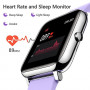 Smart Watch, KALINCO Fitness Tracker with Heart Rate Monitor, Blood Pressure, Blood Oxygen Tracking, 1.4 Inch Touch Screen Sm