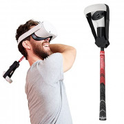 DeadEyeVR DriVR - VR Golf Club Handle Accessory  Red - Metal 