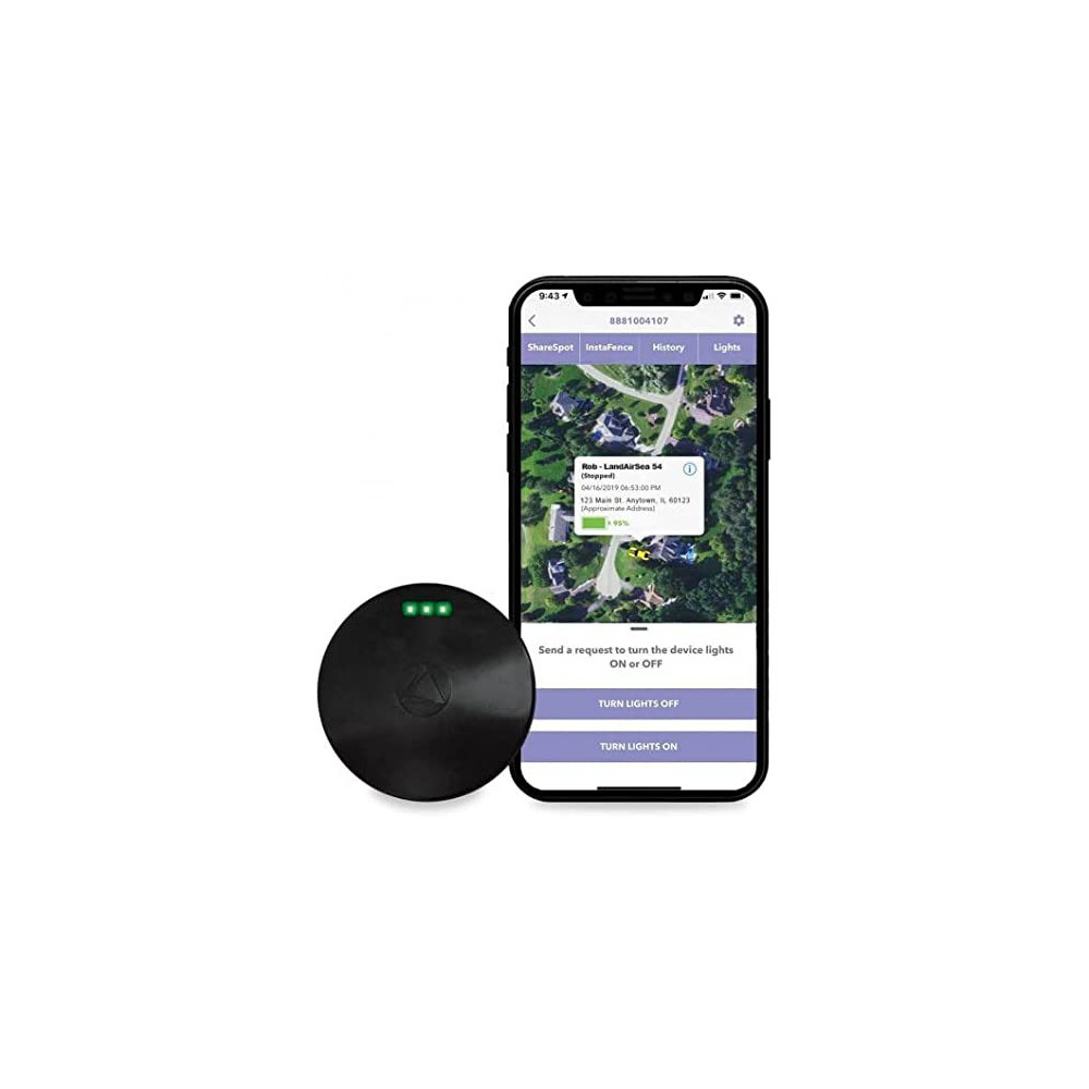 LandAirSea 54 GPS Tracker, - Waterproof Magnet Mount. Full Global Coverage. 4G LTE Real-Time Tracking for Vehicle, Asset, Fle