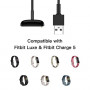 Mixblu Charger Replacement for Fitbit-Charge-5-Luxe Cable:Fast Charging 3.3Ft Long USB Cord Accessories for Luxe/Charge 5 Sma