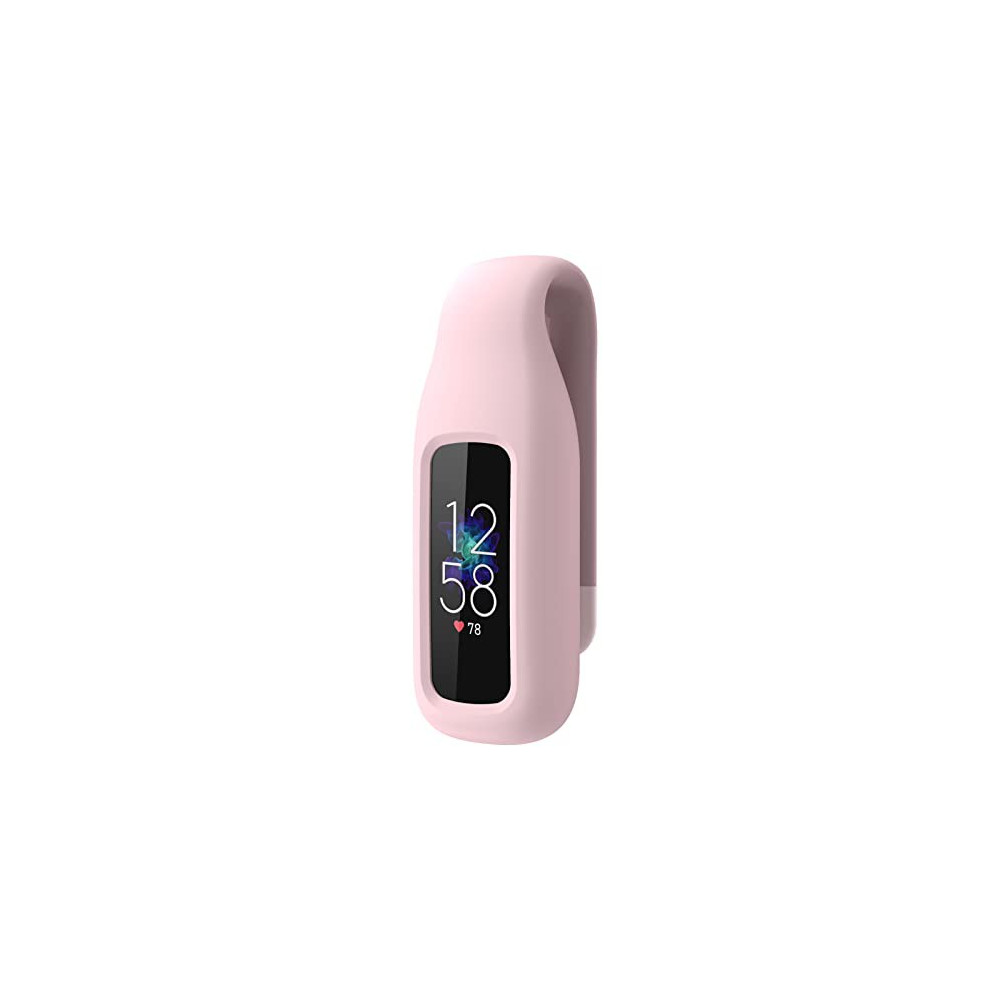 EEweca Clip for Fitbit Luxe, Clip Holder Compatible with Fitbit Luxe, Soft Pink