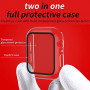 Smiling Case Compatible with Apple Watch Series 6/SE/Series 5/Series 4 40mm with Built in Tempered Glass Screen Protector,Ove