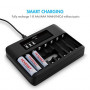 Tenergy TN480U 8-Bay LCD Display Fast Charger for NiMH/NiCD AA AAA Rechargeable Batteries and 8pcs 2500mah AA Rechargeable Ba