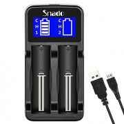 Intelligent Charger, Snado LCD Display Universal Smart Charger for Rechargeable Batteries Li-ion Batteries 18650 18490 18350 