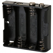 Parts Express Battery Holder for  4  AA with Standard Snap Connector : BH341