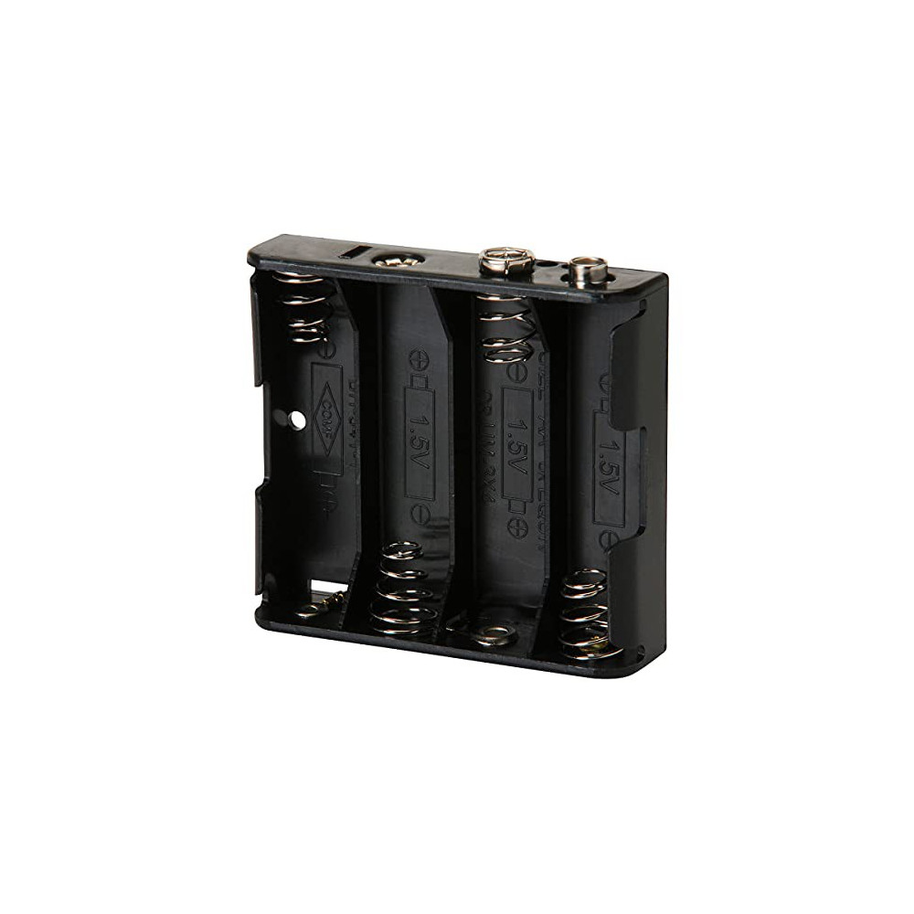 Parts Express Battery Holder for  4  AA with Standard Snap Connector : BH341