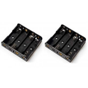 Corpco 4 x AA Battery Holder with Standard snap Connector 6V Output Type BH341 2 Pack