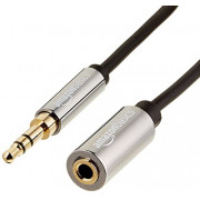 Amazon Basics 3.5mm Male to Female Stereo Audio Extension Adapter Cable - 6 Feet