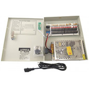Evertech Power Box 18 Ch Channel 12V DC 10 A Power Supply Switch Box for CCTV DVR Security Camera