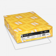 Neenah Cardstock, 8.5" x 11", 90 lb/163 gsm, White, 94 Brightness, 300 Sheets  91437 