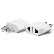 Unidapt Europe to US Plug Adapter, 2 Pack, European to USA Plug Adapter, EU to US Plug Converter, Travel from Europe to USA O