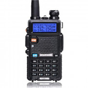 Baofeng UV-5R Two Way Radio Dual Band 144-148/420-450Mhz Walkie Talkie 1800mAh Li-ion Battery Black 