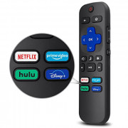 LOUTOC Universal TV Remote for All Roku TV,Replacement for TCL Roku/for Hisense Roku/for Sharp Roku TV,TV Remote with Netflix