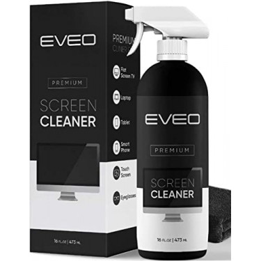 Screen Cleaner Spray  16oz  - Large Screen Cleaner Bottle - TV Screen Cleaner, Computer Screen Cleaner, for Laptop, Phone, Ip