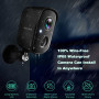 Security Cameras Wireless Outdoor, 1080P Battery Powered AI Motion Detection Spotlight Siren Alarm WiFi Surveillance Indoor H