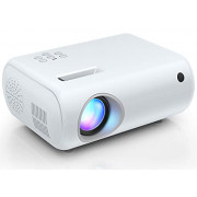 Mini Projector, CLOKOWE 2022 Upgraded Portable Projector with 7000 Lux and Full HD 1080P, Movie Projector Compatible with iOS