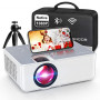1080P HD Projector, WiFi Projector Bluetooth Projector, FANGOR 230" Portable Movie Projector with Tripod, Home Theater Video 
