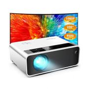 Mini Projector, CiBest Outdoor Projector 1080P Full HD, 2023 Upgraded 9500L Portable Projector, Small Home Movie Projector 20