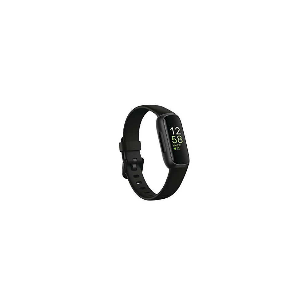 Fitbit Inspire 3 Health & Fitness Tracker with Stress Management, Workout Intensity, Sleep Tracking, 24/7 Heart Rate and more
