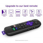Roku Voice Remote Pro | Rechargeable voice remote with TV controls, lost remote finder, private listening, hands-free voice c