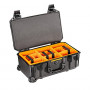 Vault by Pelican - v525 Case with Padded Dividers for Camera, Drone, Equipment, Electronics, and Gear  Black 