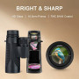 12x42 HD Binoculars for Adults with Universal Phone Adapter - High Power Binoculars with Super Bright and Large View- Lightwe