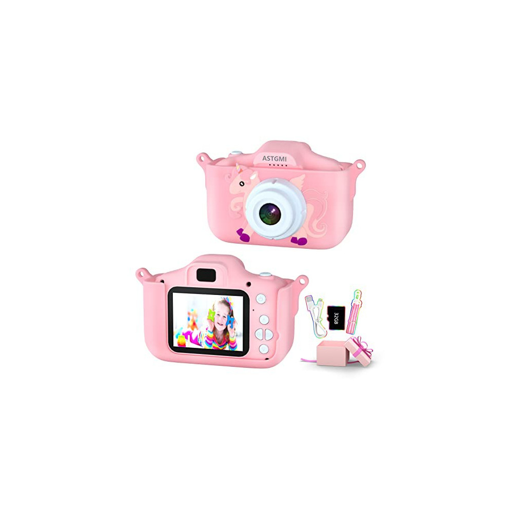 Kids Camera,Upgrade HD Digital Camera for Toddlers, Kid Camera Toys for 5 Year Old Girls Boys, Christmas Birthday Gifts for A
