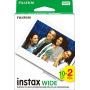 Fujifilm instax Wide Instant Film, 20 Exposures, White, New Packaging