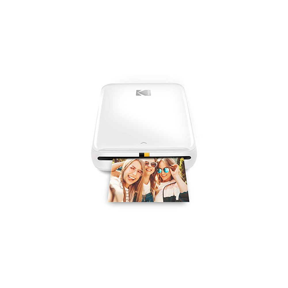 KODAK Step Wireless Mobile Photo Mini Printer  White  Compatible w/ iOS & Android, NFC & Bluetooth Devices