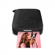 HP Sprocket Portable 2x3" Instant Photo Printer  Noir  Print Pictures on Zink Sticky-Backed Paper from your iOS & Android Dev