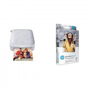 HP Sprocket Portable Photo Printer  2nd Edition  – Instantly print 2x3" sticky-backed photos from your phone – [Luna Pearl] [