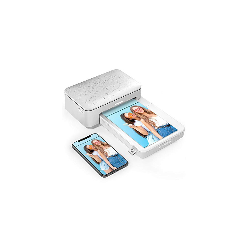 HP Sprocket Studio Photo Printer – Personalize & Print, Water- Resistant 4x6" Pictures  3MP72A 