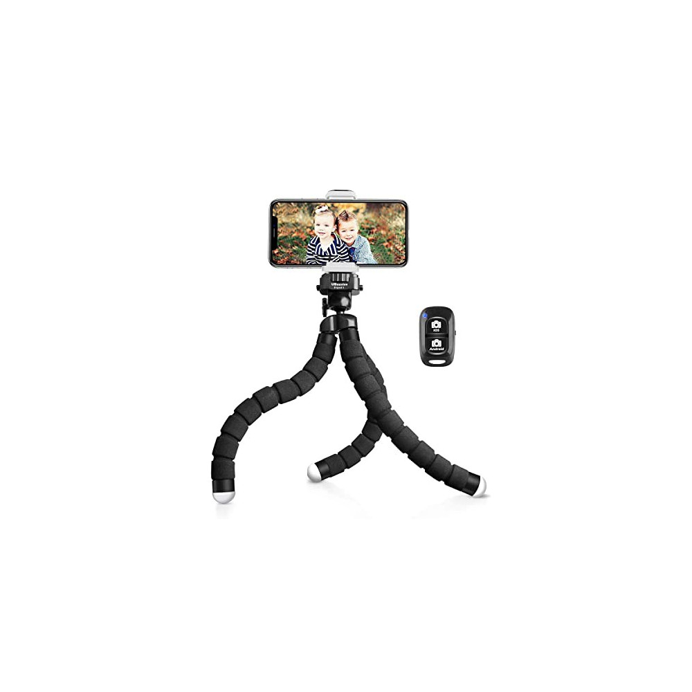 UBeesize Tripod S, Premium Flexible Phone Tripod with Wireless Remote, Mini Tripod Stand for Camera GoPro/Mobile  Upgraded 