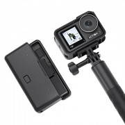 DJI Osmo Action 3 Adventure Combo, 4K HDR Action Camera, 10-Bit Color Depth, Waterproof, HorizonSteady, Cold Resistant & Long