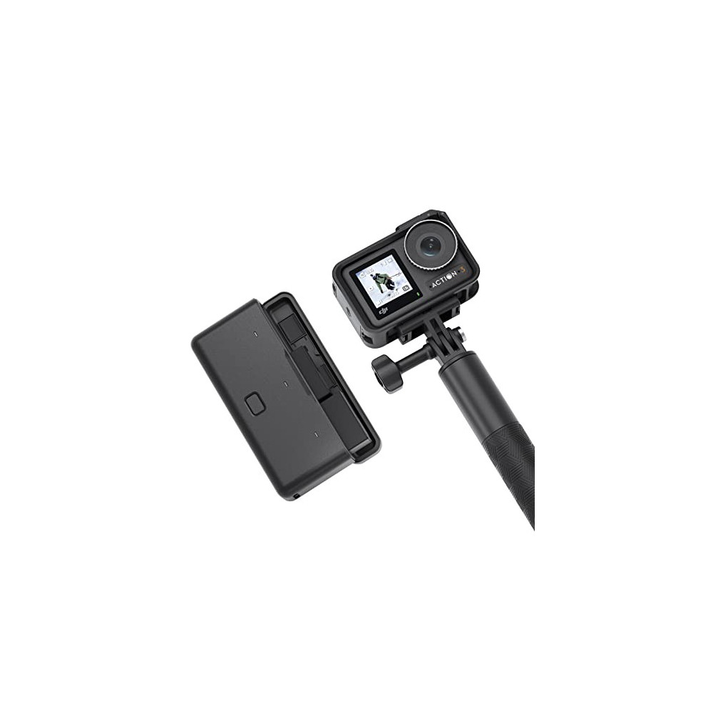 DJI Osmo Action 3 Adventure Combo, 4K HDR Action Camera, 10-Bit Color Depth, Waterproof, HorizonSteady, Cold Resistant & Long
