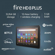 Amazon Fire HD 8 Plus tablet, HD display, 32 GB,  2020 release , our best 8" tablet for portable entertainment, Slate